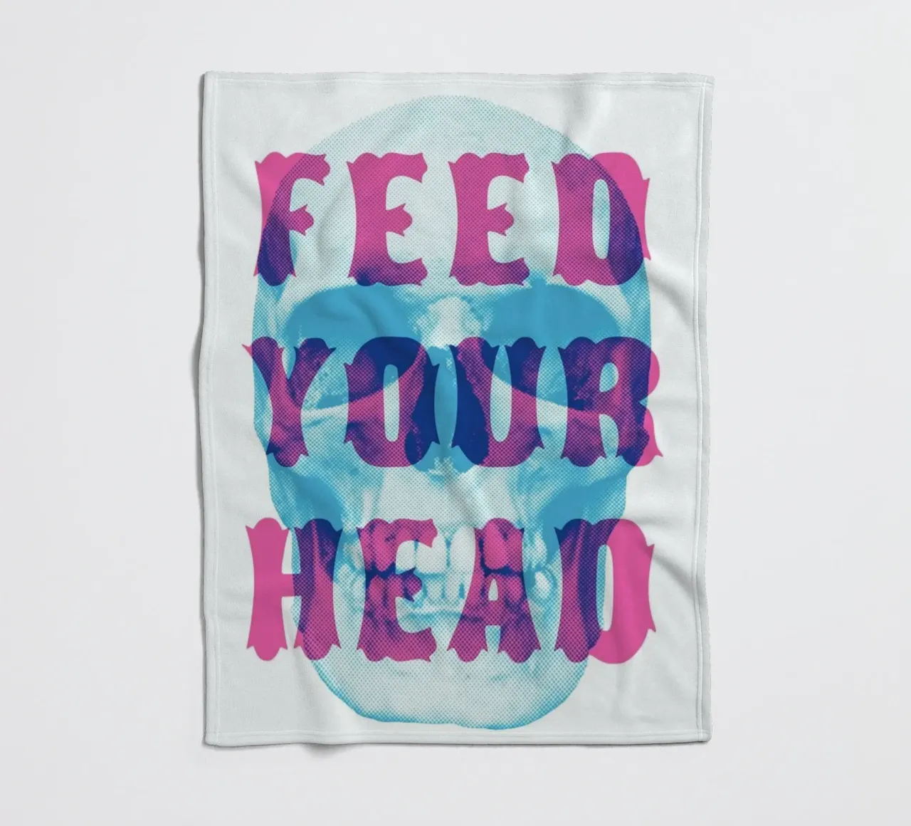 FEED YOUR HEAD coperta in pile da The Indoor Type