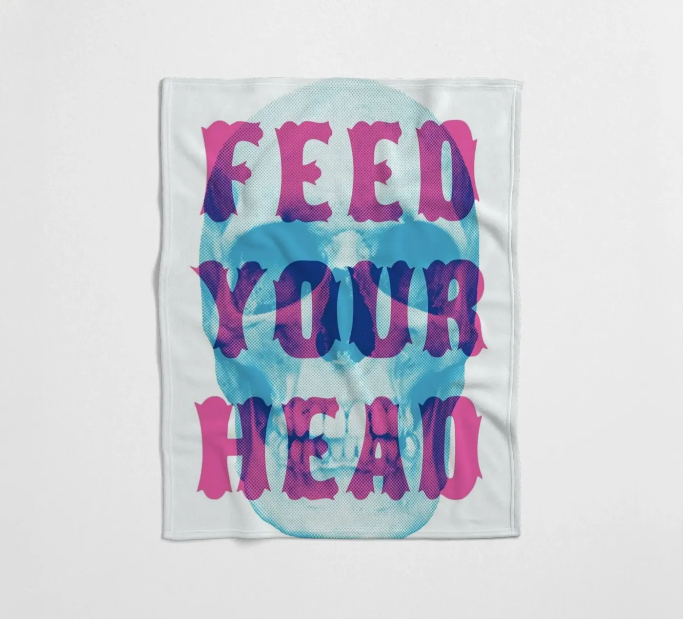 FEED YOUR HEAD fleecedeken van The Indoor Type