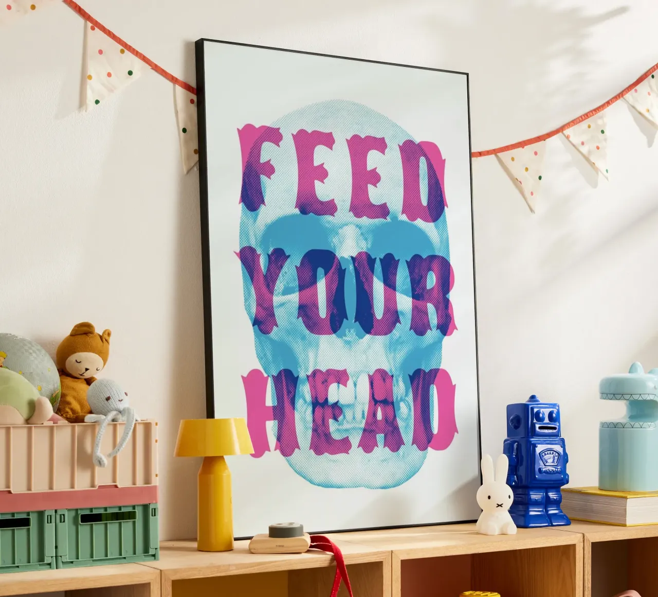 FEED YOUR HEAD alluminio dibond da The Indoor Type