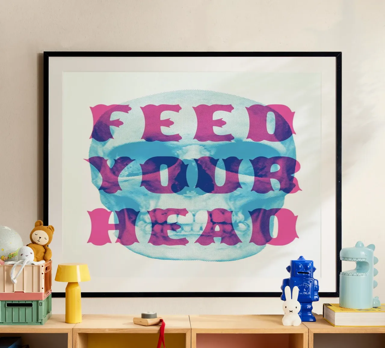 FEED YOUR HEAD poster da The Indoor Type