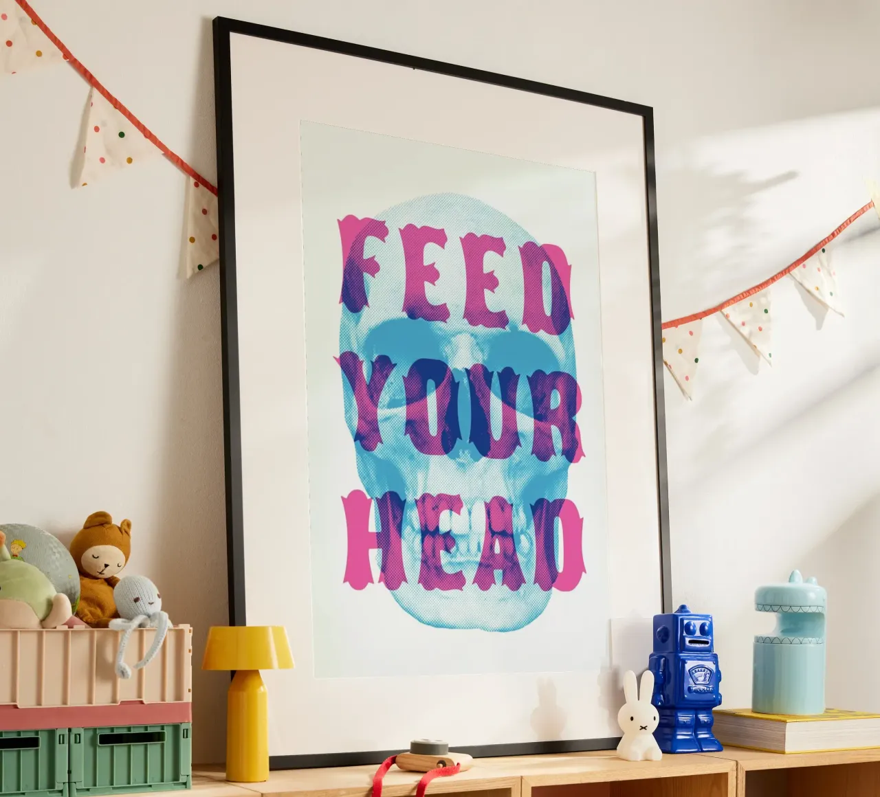 FEED YOUR HEAD poster da The Indoor Type