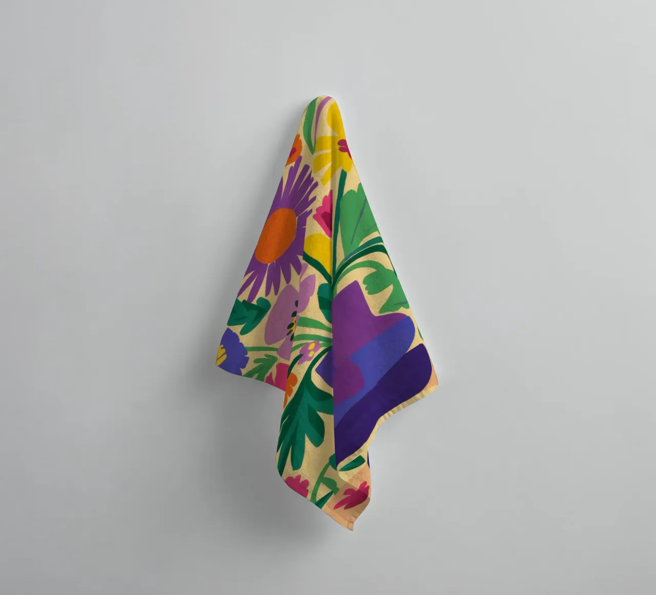 Pop Art Daisy asciugamano da bagno da Sentinel Glow