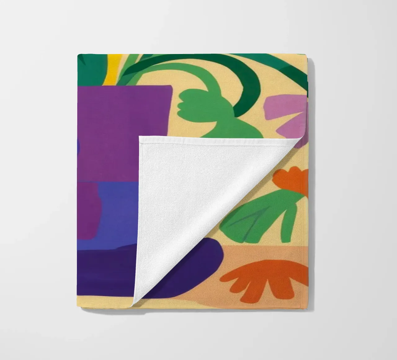 Pop Art Daisy beach towel by Sentinel Glow