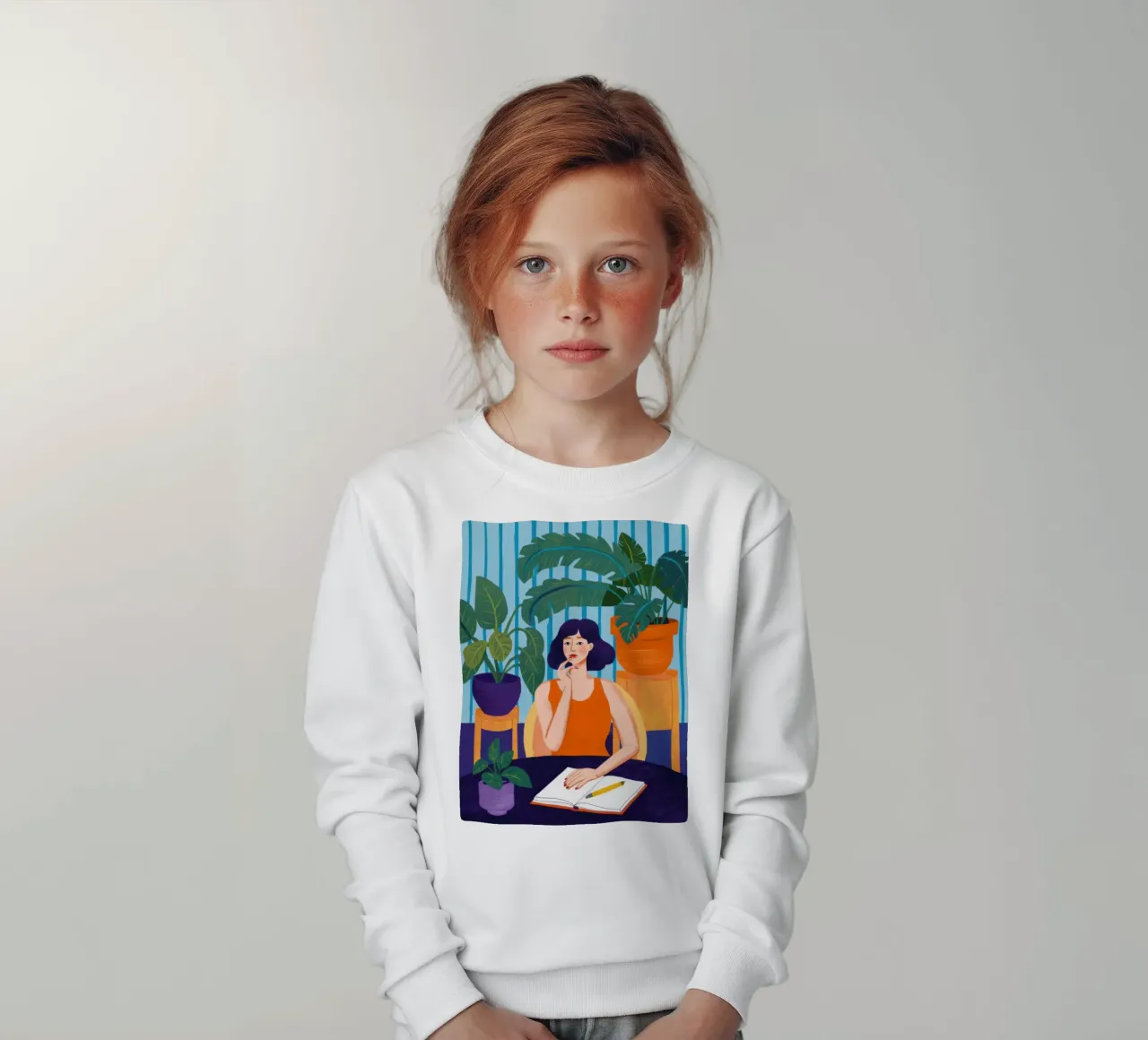Angolo delle piante contemplative felpa bambino da Pale Aura