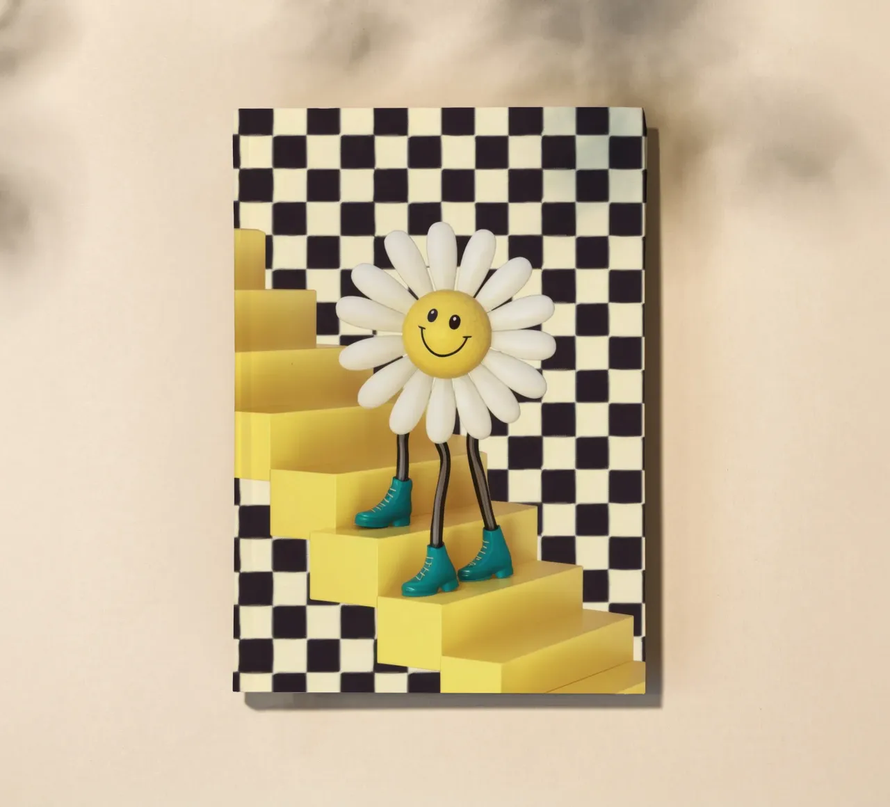 Checkered Daisy Stride notebook by Sentinel Glow