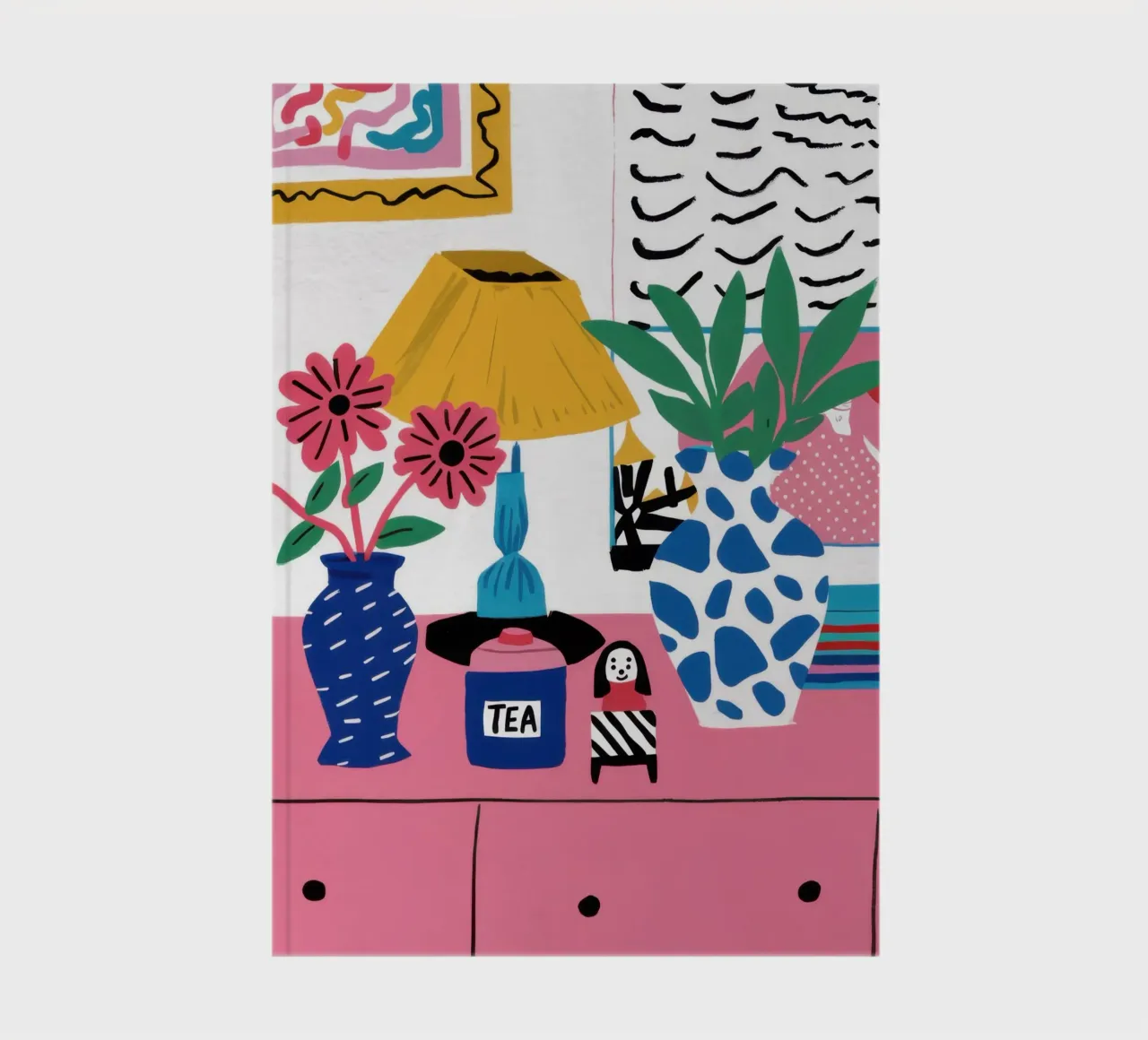 Abstract Dresser Top notebook by Pale Aura