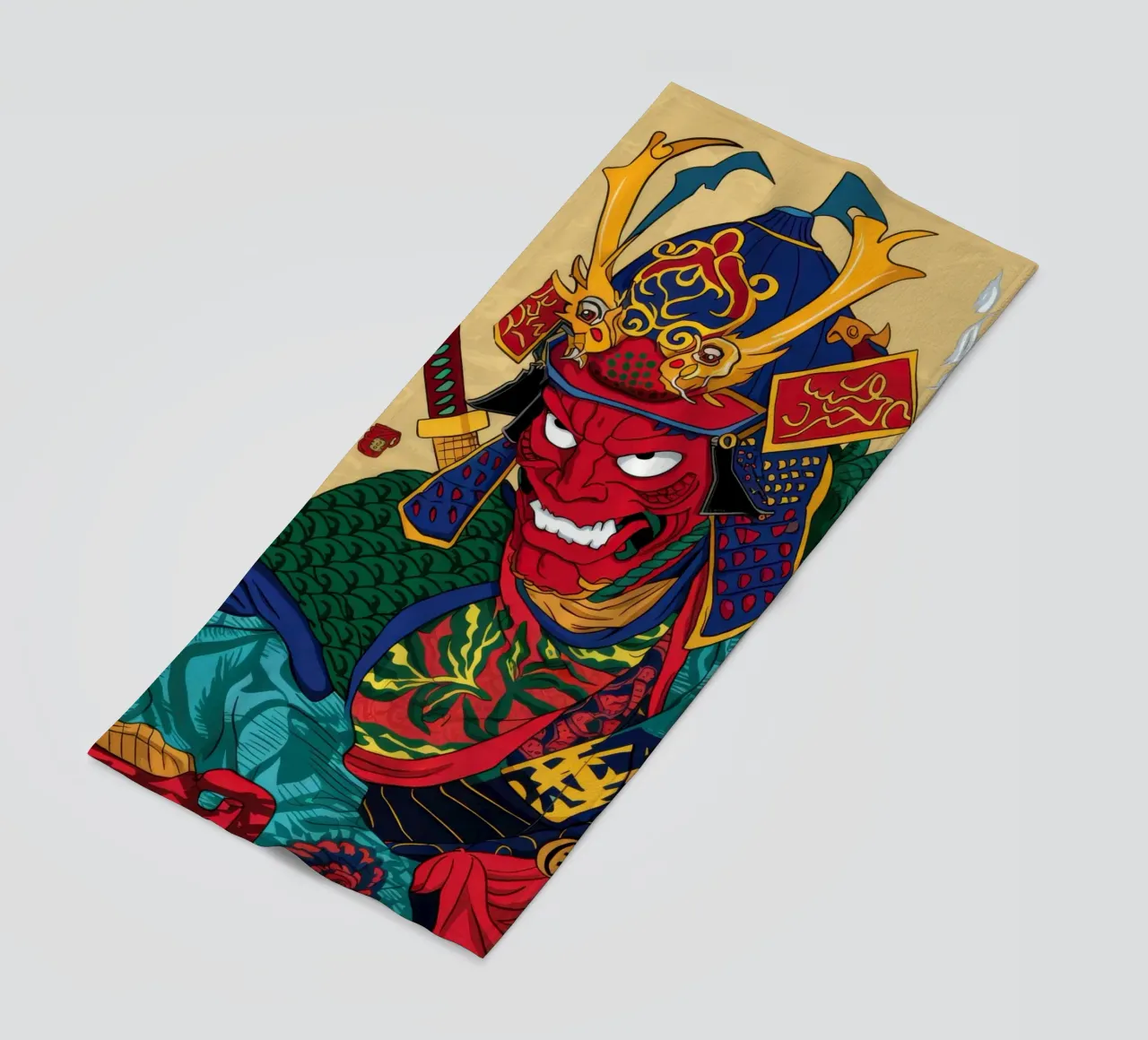 Sguardo cremisi da samurai telo mare da Pale Aura