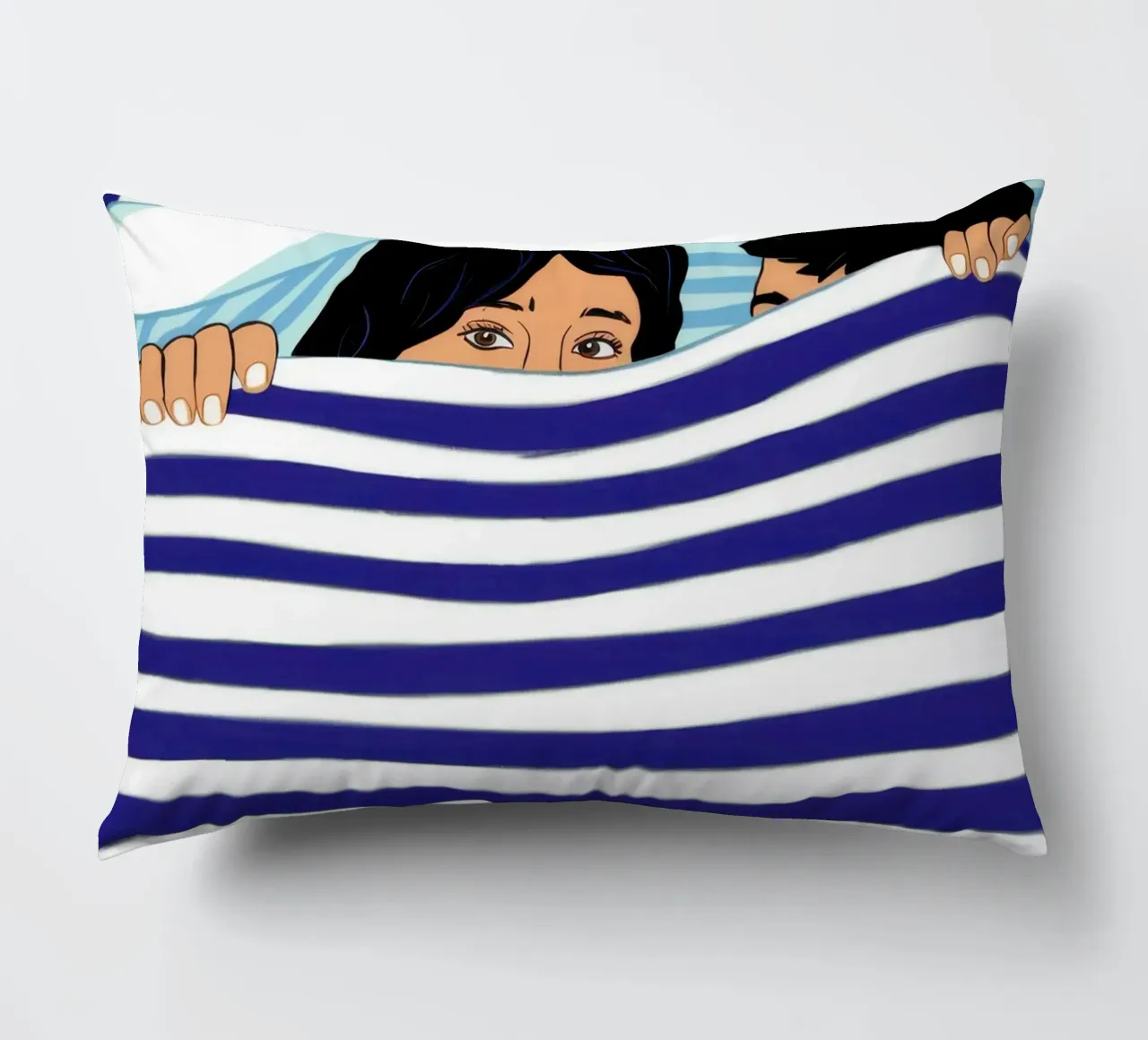 Letto a righe cuscino da Marigold Tiga