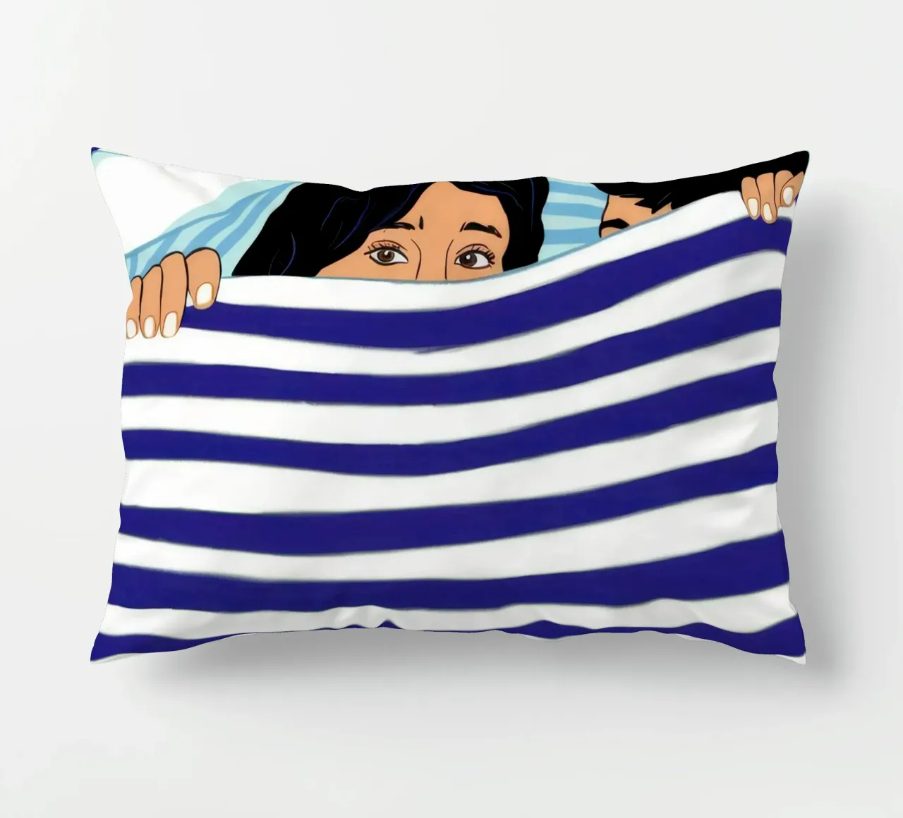 Letto a righe cuscino da Marigold Tiga