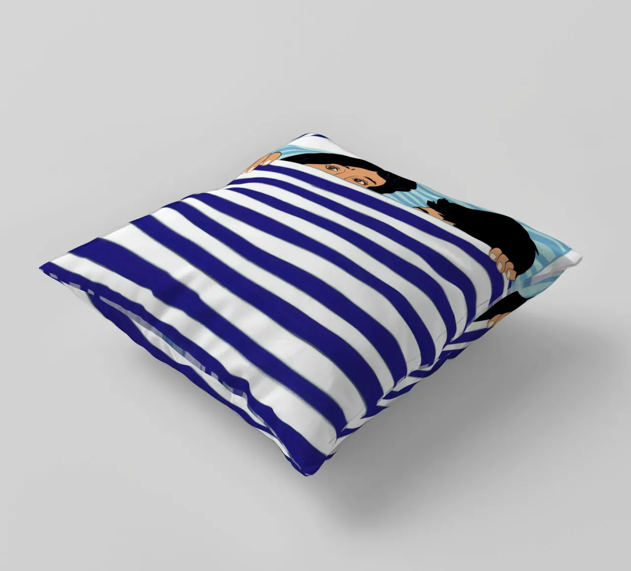Letto a righe cuscino da Marigold Tiga