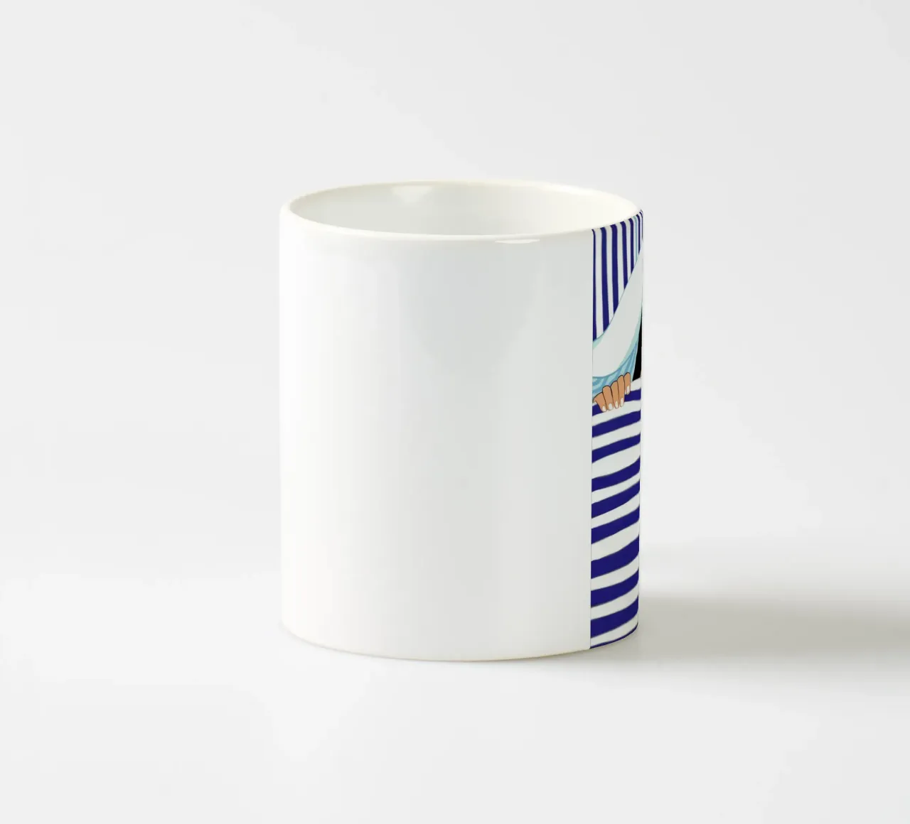 Letto a righe tazza in ceramica da Marigold Tiga