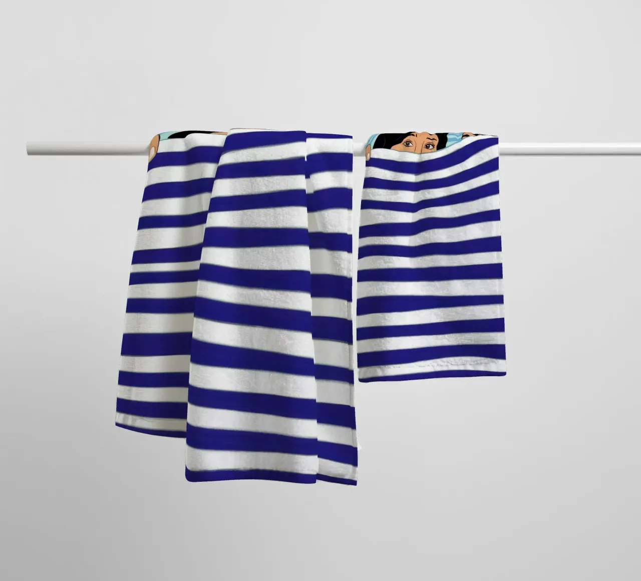 Letto a righe asciugamano da bagno da Marigold Tiga