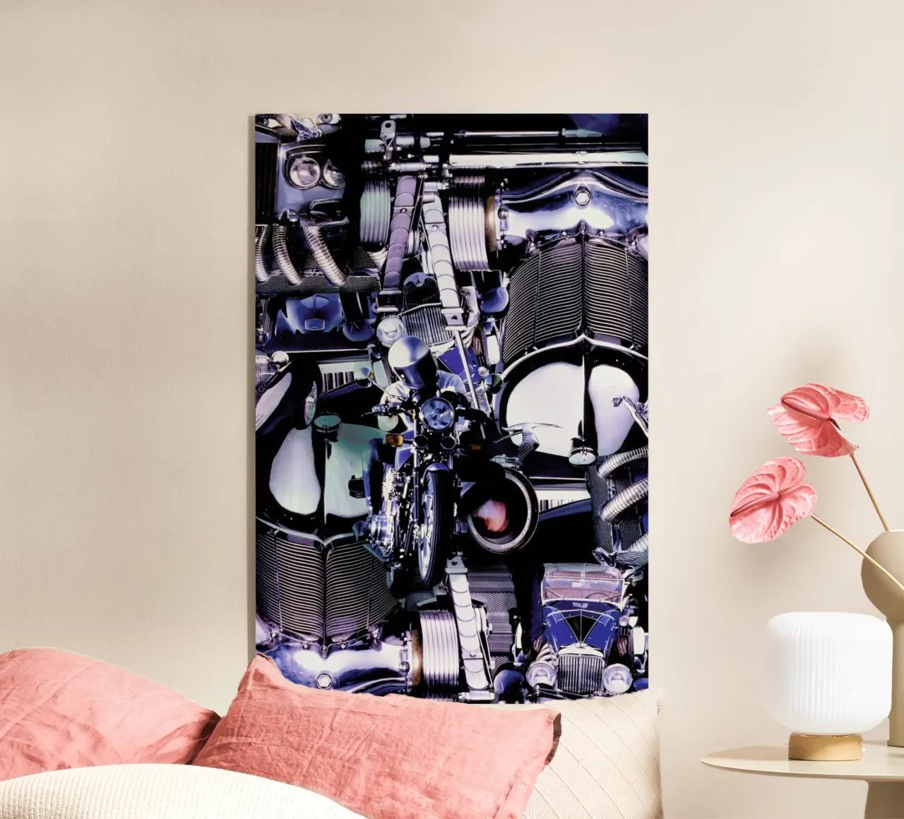 Blue Dynamic, 1980 plexiglass da Gothans Papierwelten