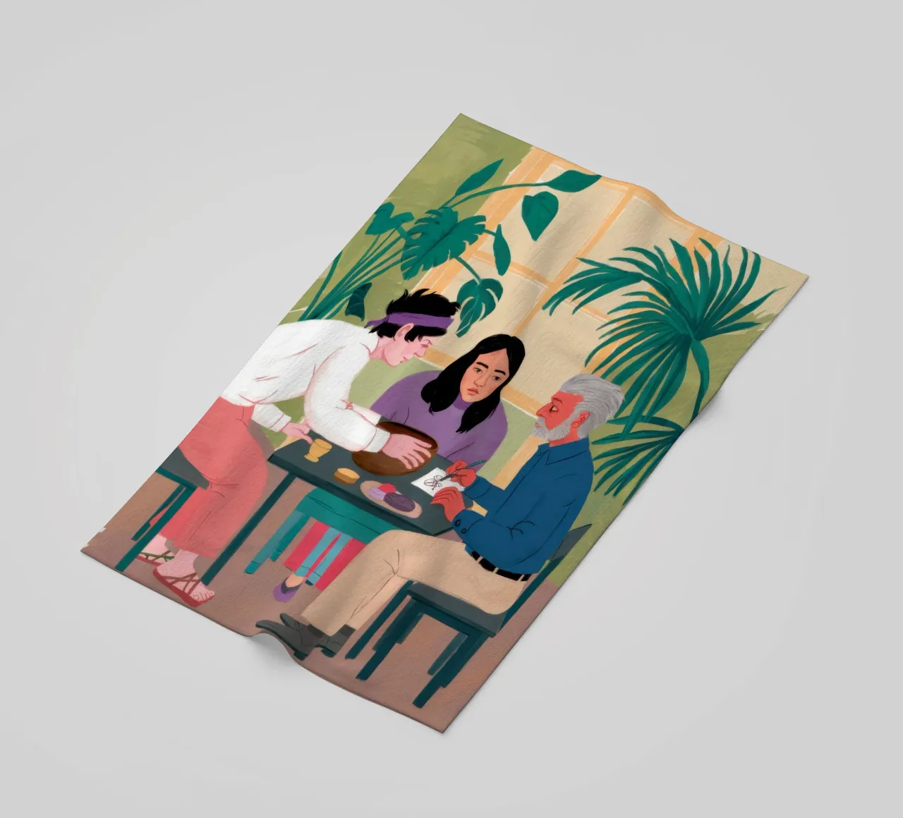 Gioco di carte da collezione telo mare da Pale Aura