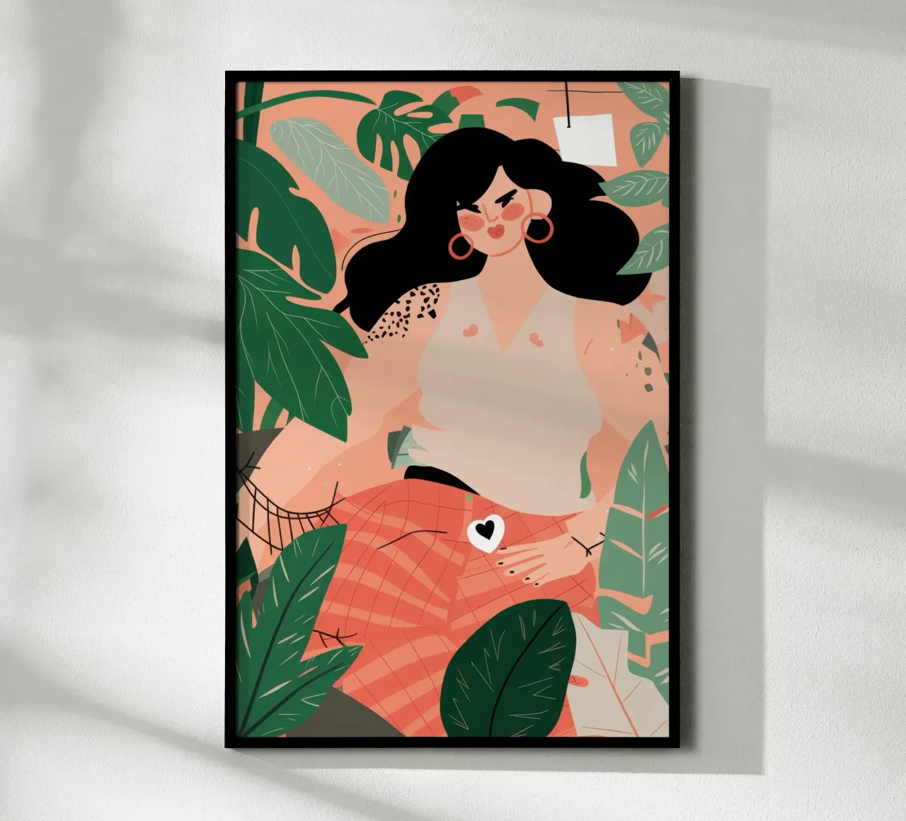 Roter Fisch Umarmung Poster von Sentinel Glow