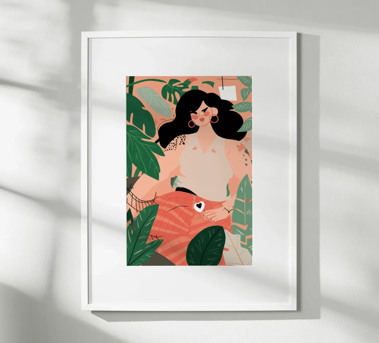 Roter Fisch Umarmung Poster von Sentinel Glow