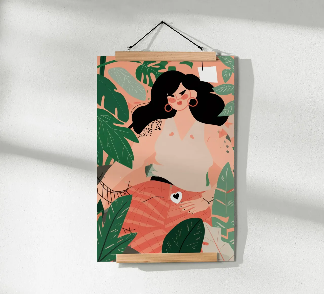 Roter Fisch Umarmung Poster von Sentinel Glow