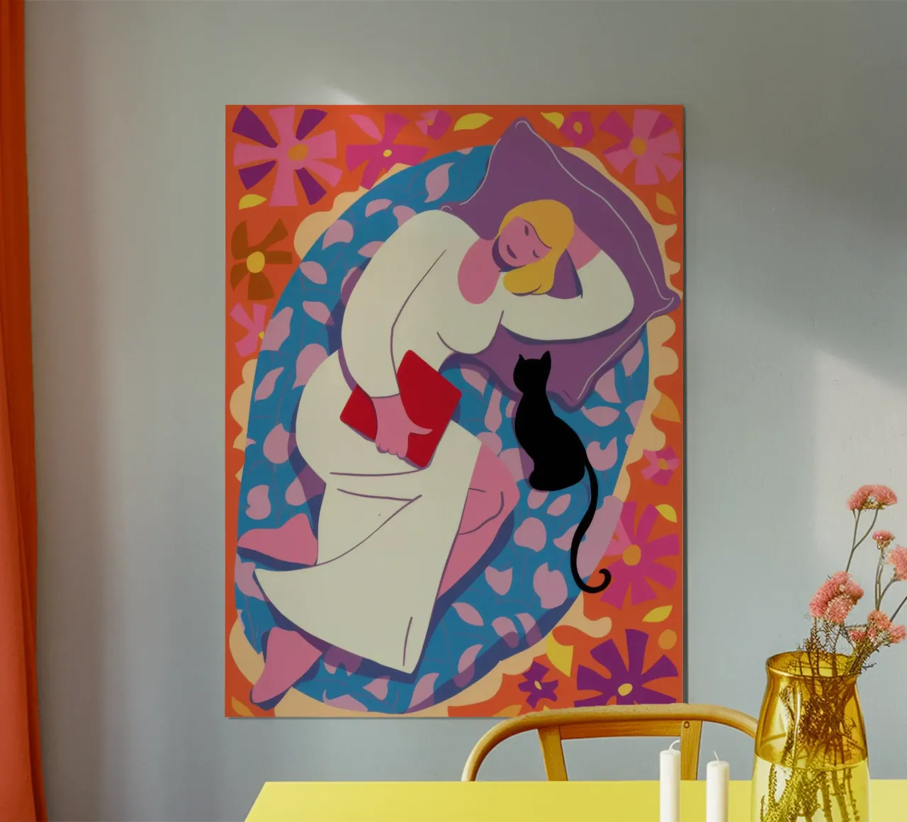 Gato en un fregadero poster de Marigold Tiga