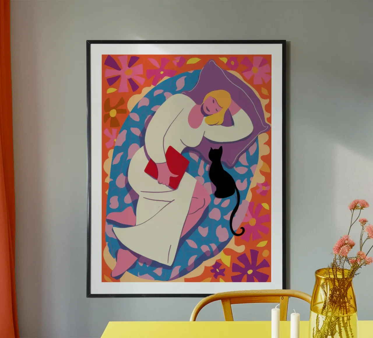 Gato en un fregadero poster de Marigold Tiga