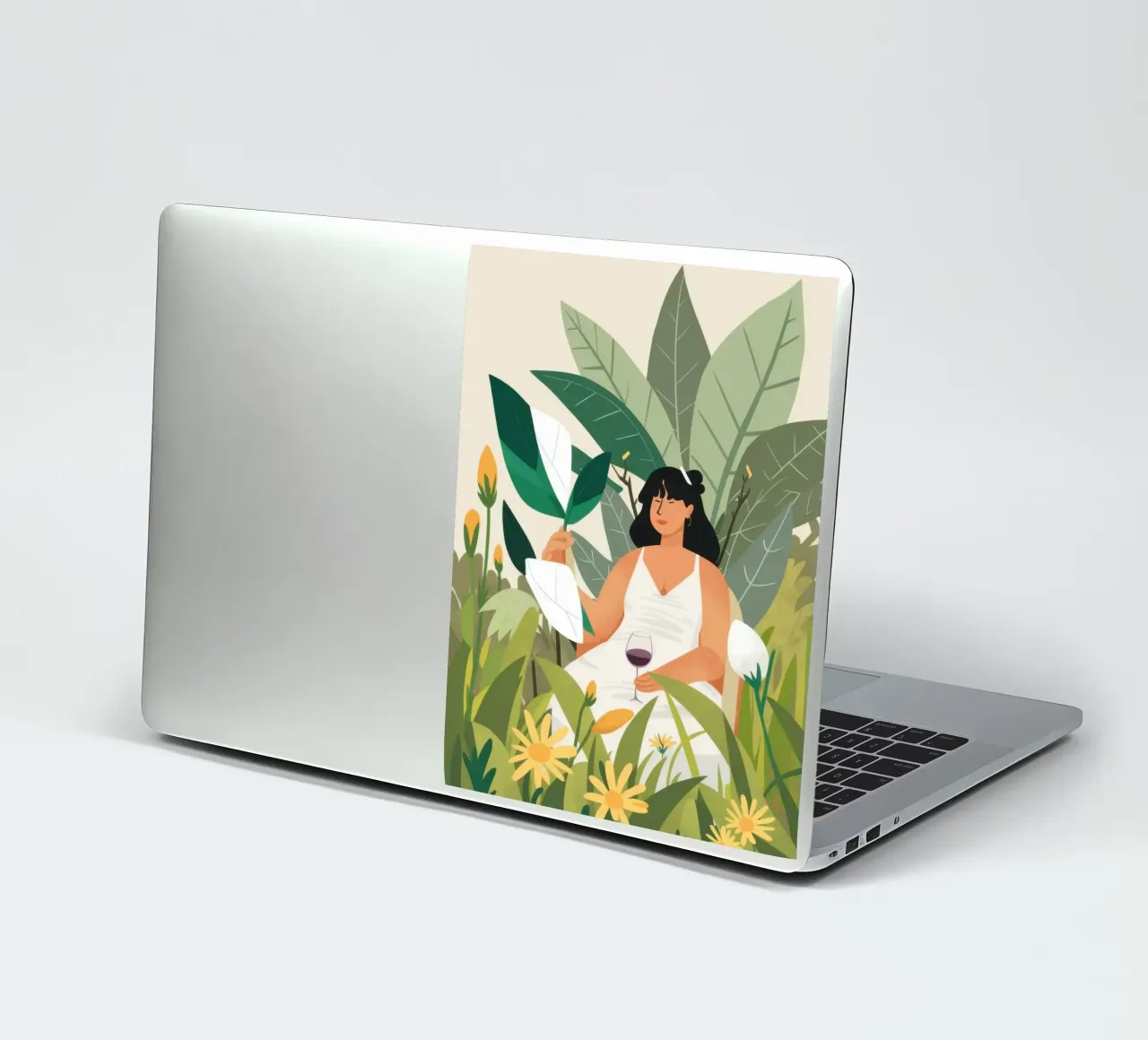 Reading in Nature sticker by Marigold Tiga