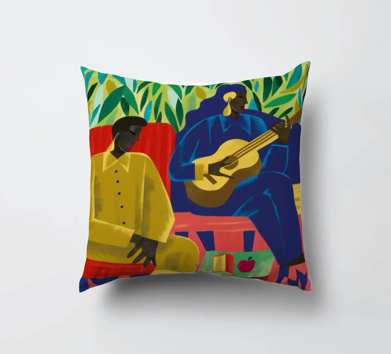 Serenata per chitarra blues cuscino da Pale Aura