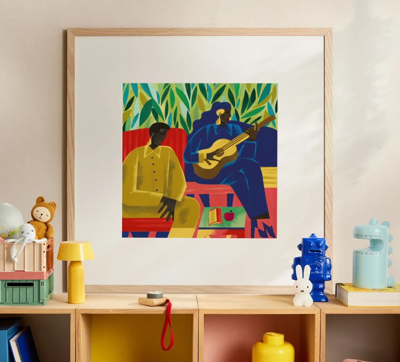 Serenata per chitarra blues poster da Pale Aura
