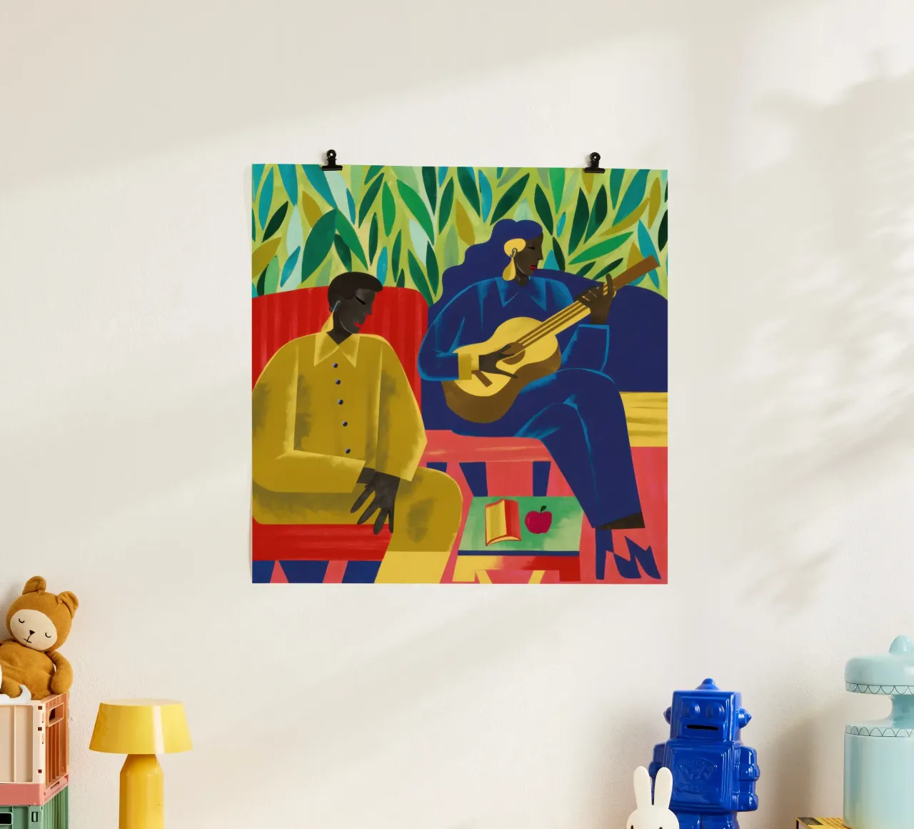 Serenata per chitarra blues poster da Pale Aura