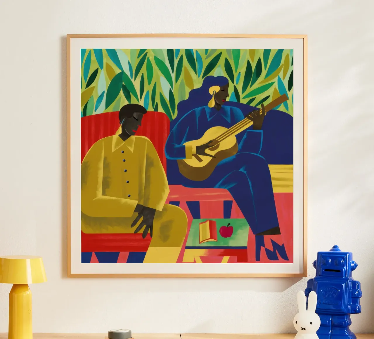 Serenata per chitarra blues poster da Pale Aura
