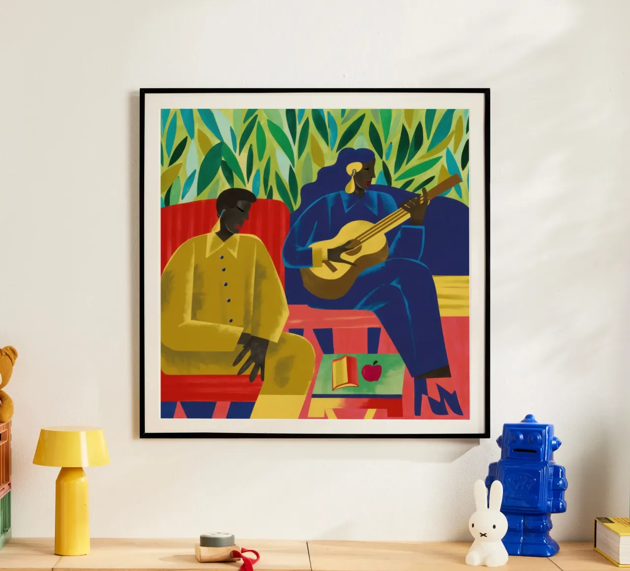 Serenata per chitarra blues poster da Pale Aura
