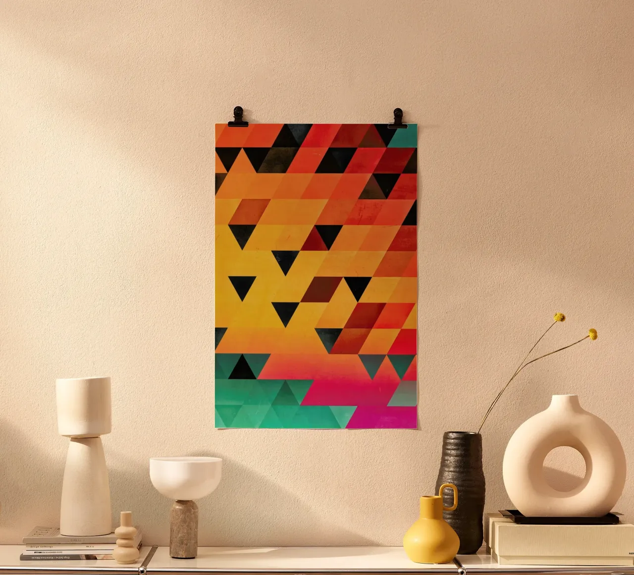 Synsyt Stryp poster con telaio in legno da Spires