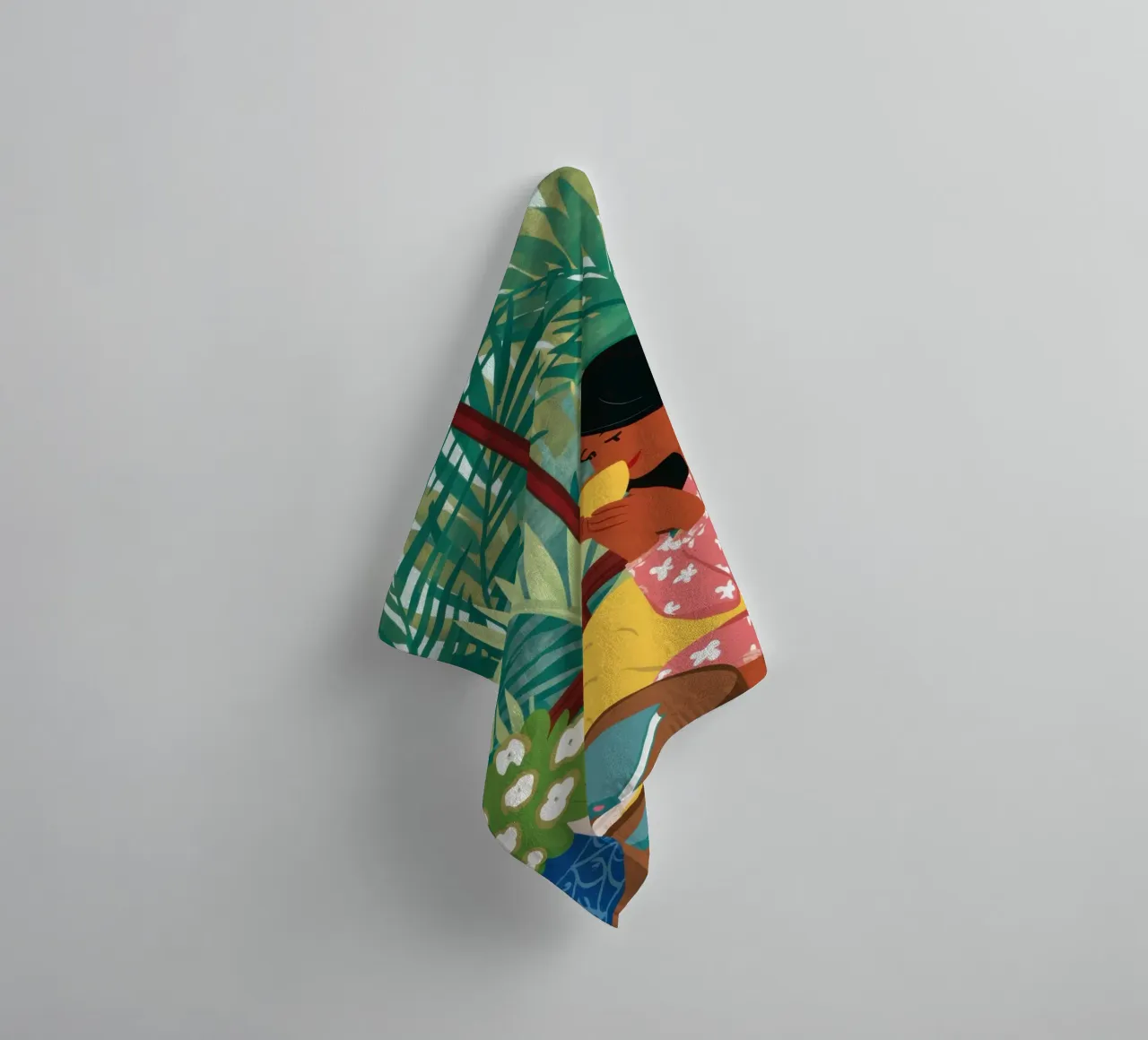 Window Reading Sanctuary towel by Marigold Tiga