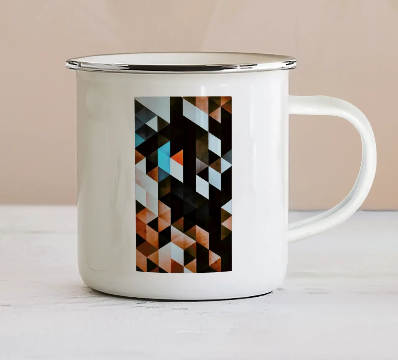 Ydd Yvyn taza de esmalte de Spires