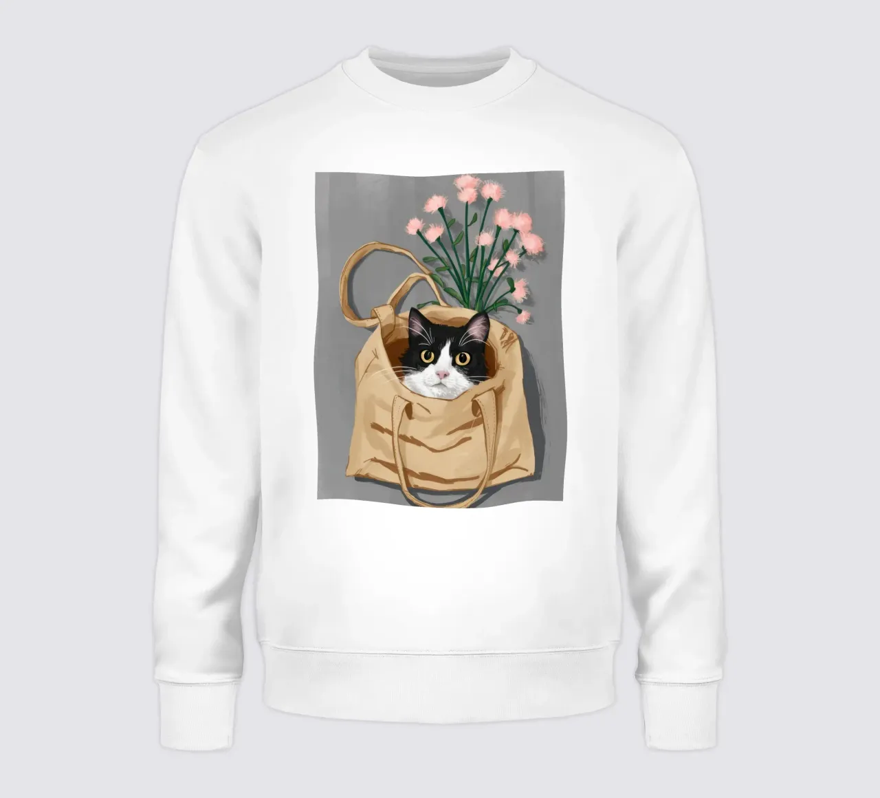 Borsa a tracolla Felino felpa da Marigold Tiga