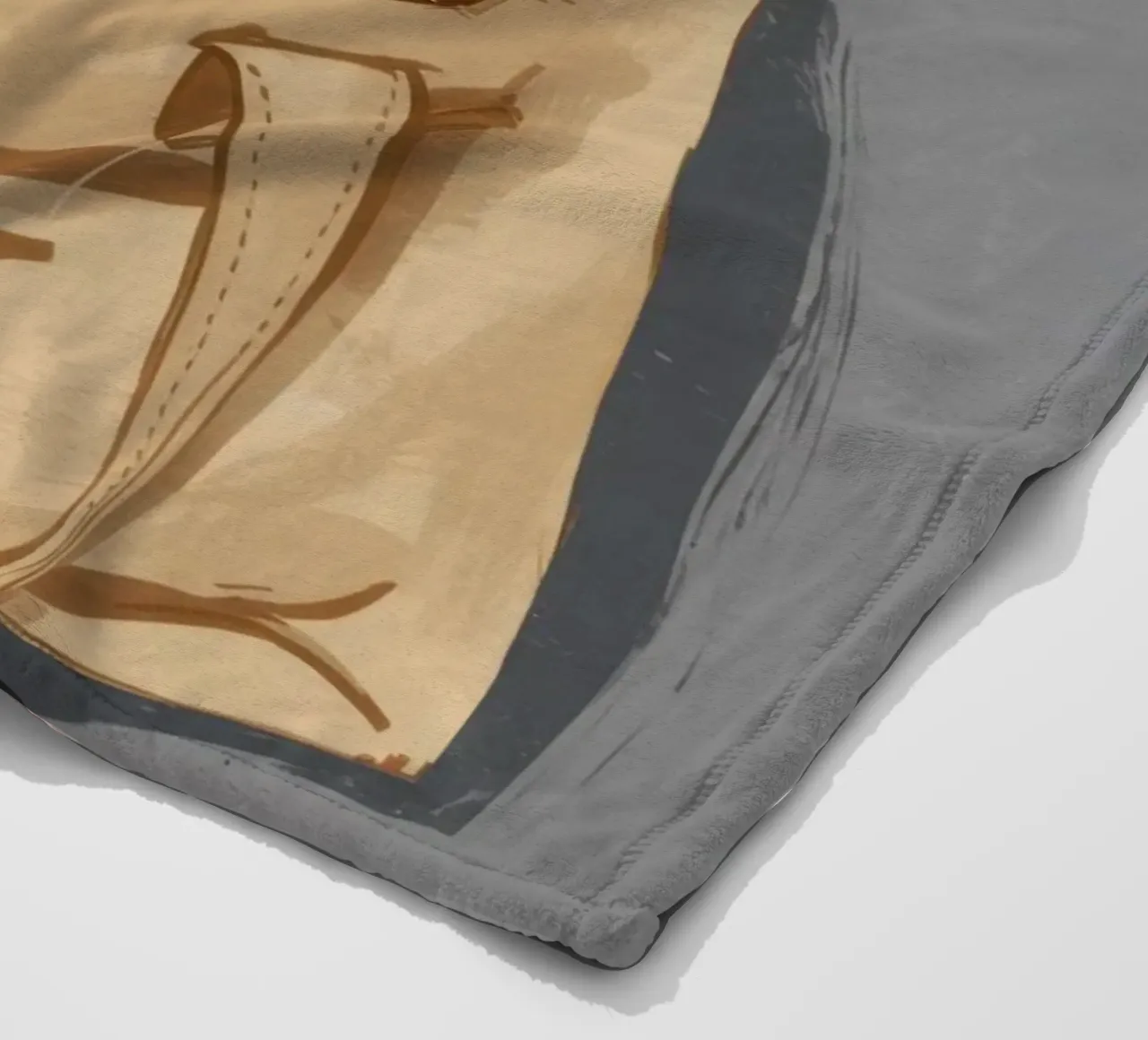 Borsa a tracolla Felino coperta in pile da Marigold Tiga