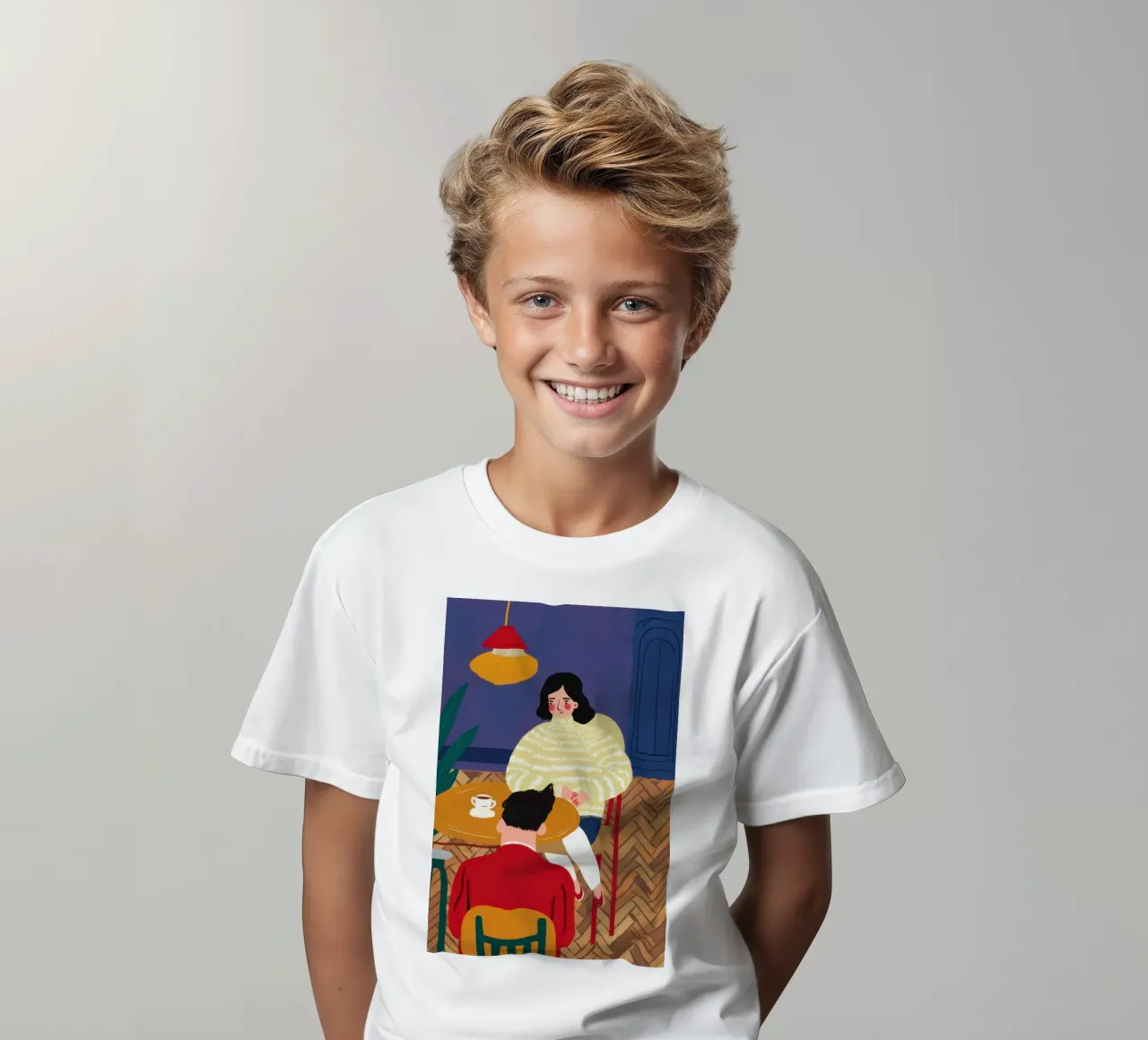 Whimsical Desk Chaos kids t-shirt by Sentinel Glow