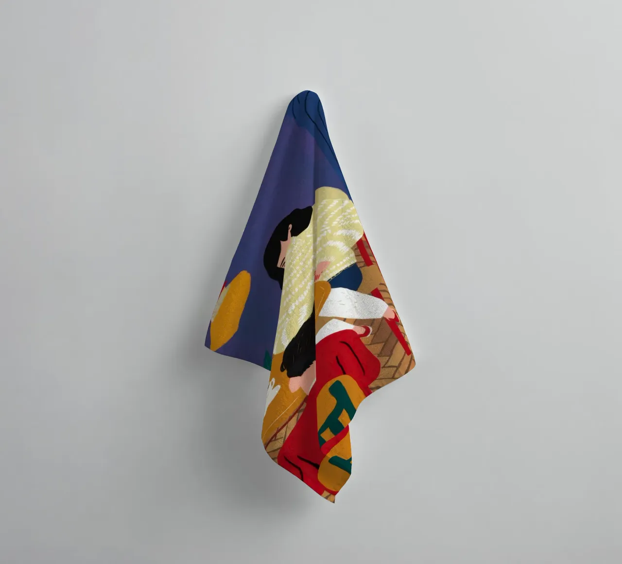 Whimsical Desk Chaos towel by Sentinel Glow