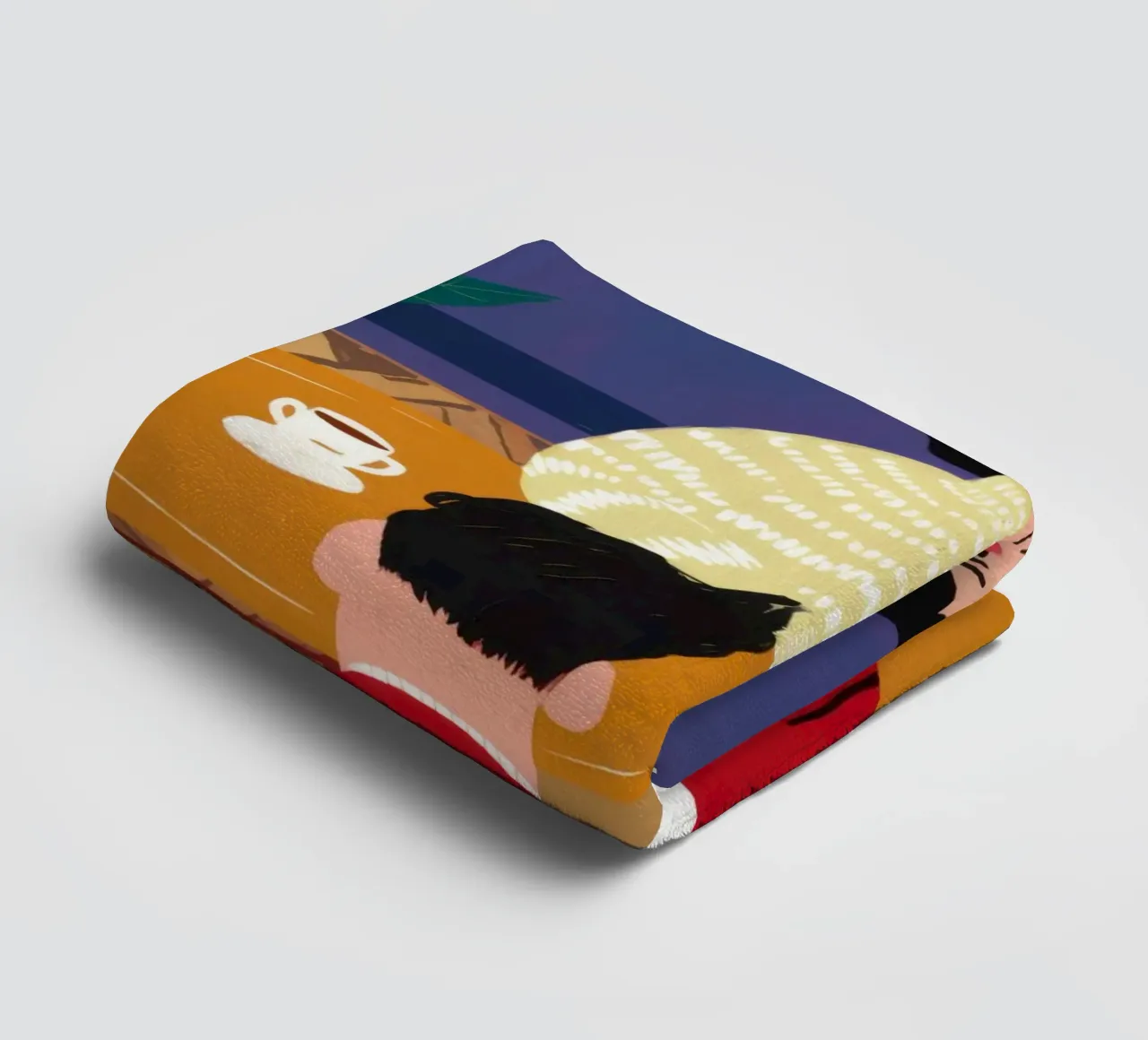 Whimsical Desk Chaos towel by Sentinel Glow