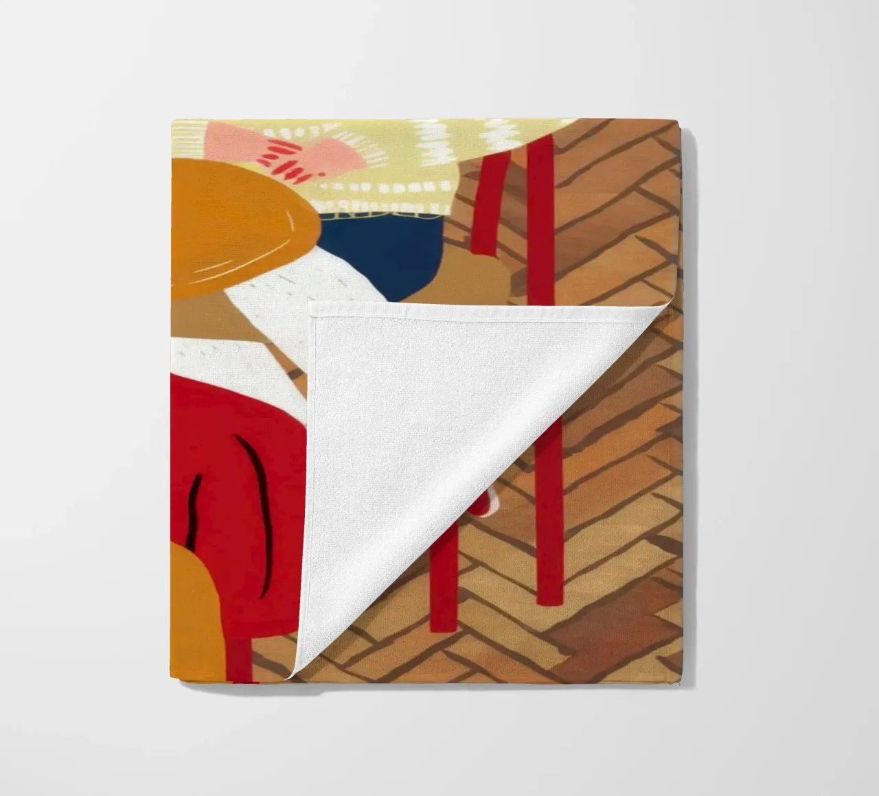 Whimsical Desk Chaos beach towel by Sentinel Glow