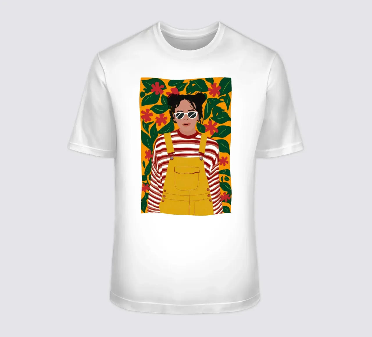 Tuta gialla Sunshine t-shirt da Pale Aura