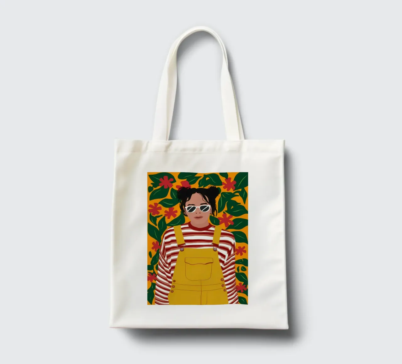 Yellow Overalls Sunshine tote bag by Pale Aura