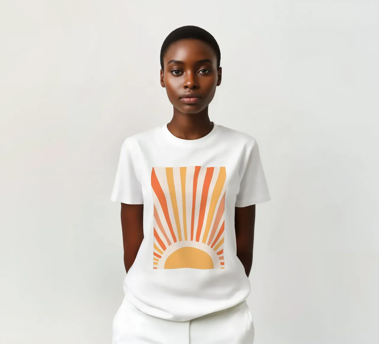 Poster Sole colorato t-shirt da muench benjamin