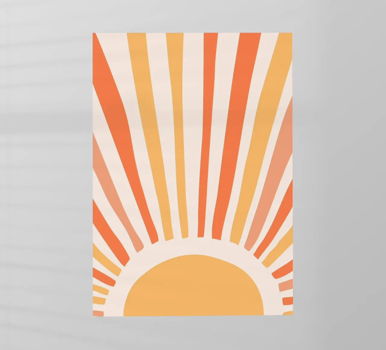 Poster Sole colorato pellicola backlit da muench benjamin