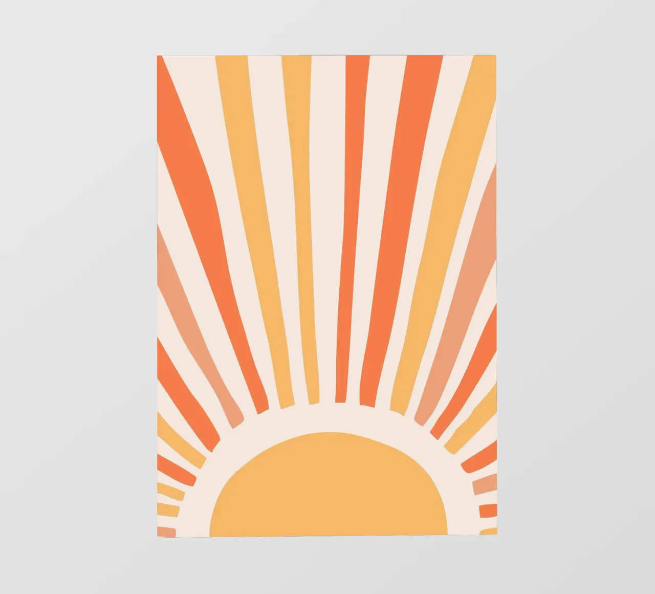Poster Sole colorato telo in pvc da muench benjamin