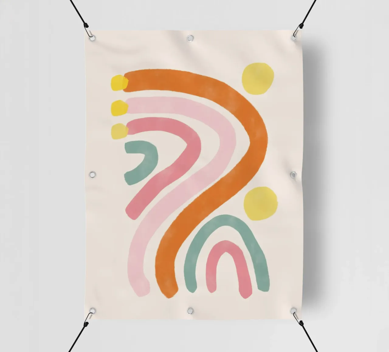 Spruzzi di colore astratti telo in pvc da muench benjamin