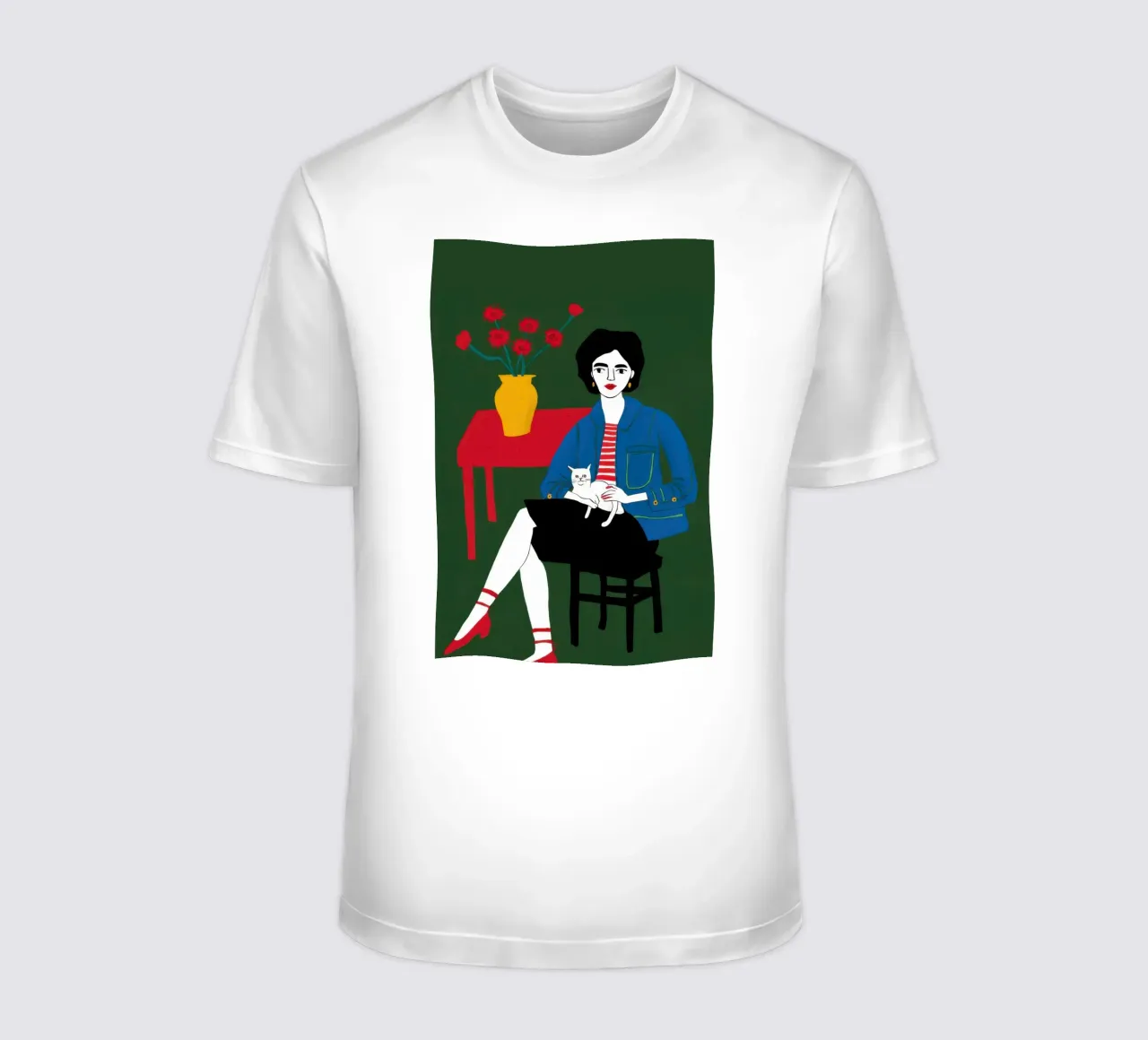 Checkered Pizza Table t-shirt by Sentinel Glow
