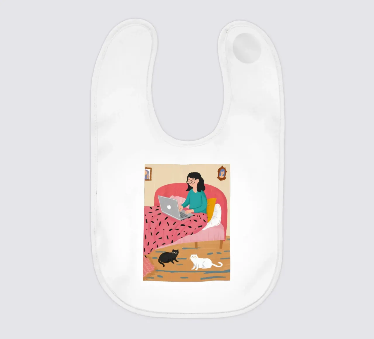 Computer portatile a letto bavaglino da Marigold Tiga