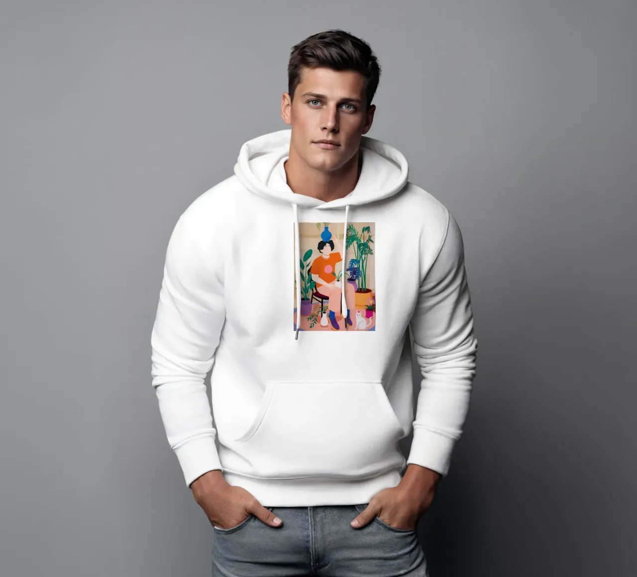 Raduno degli amici delle piante felpa con cappuccio da Marigold Tiga