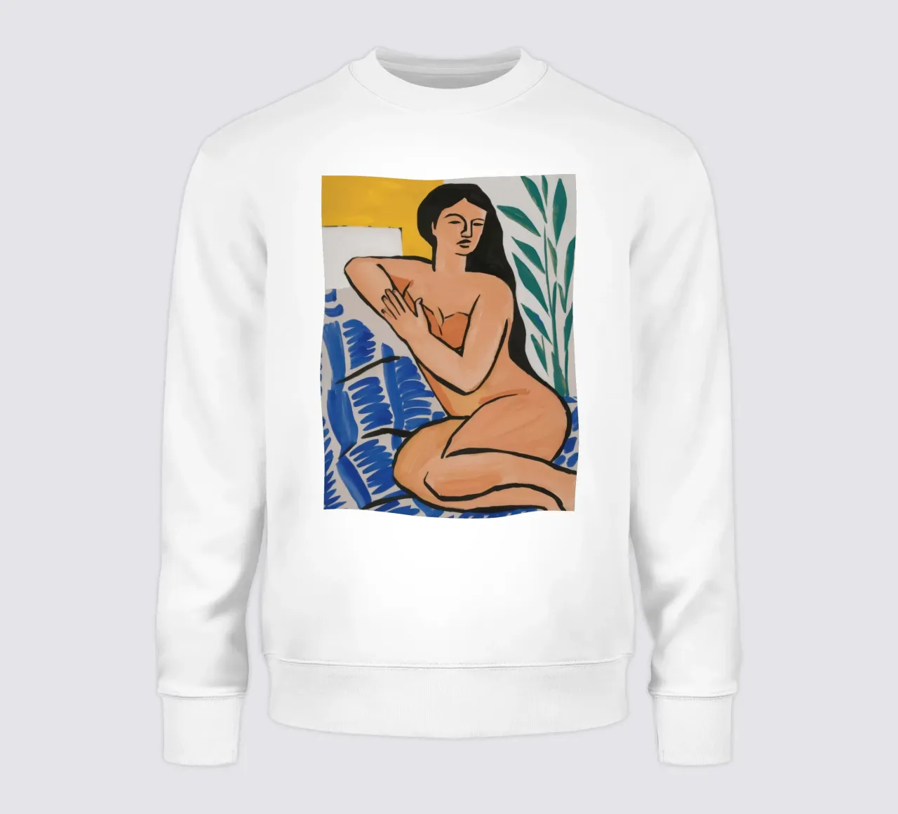 Azzurro nudo in posa felpa da Marigold Tiga