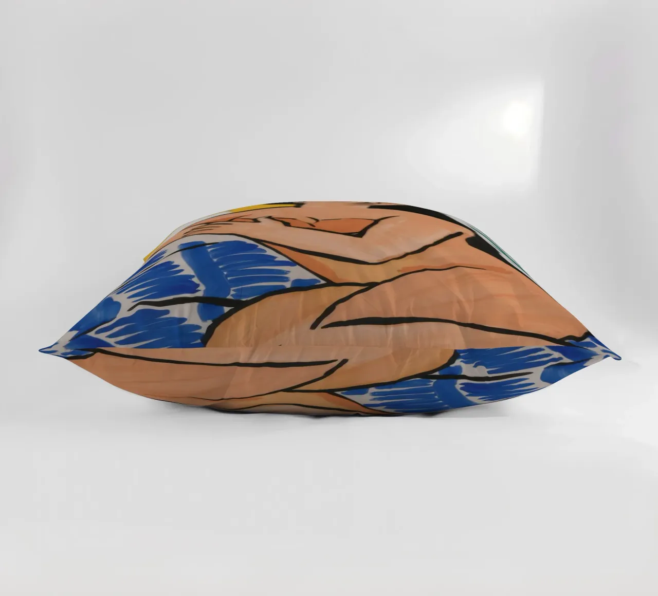 Azzurro nudo in posa cuscino da Marigold Tiga