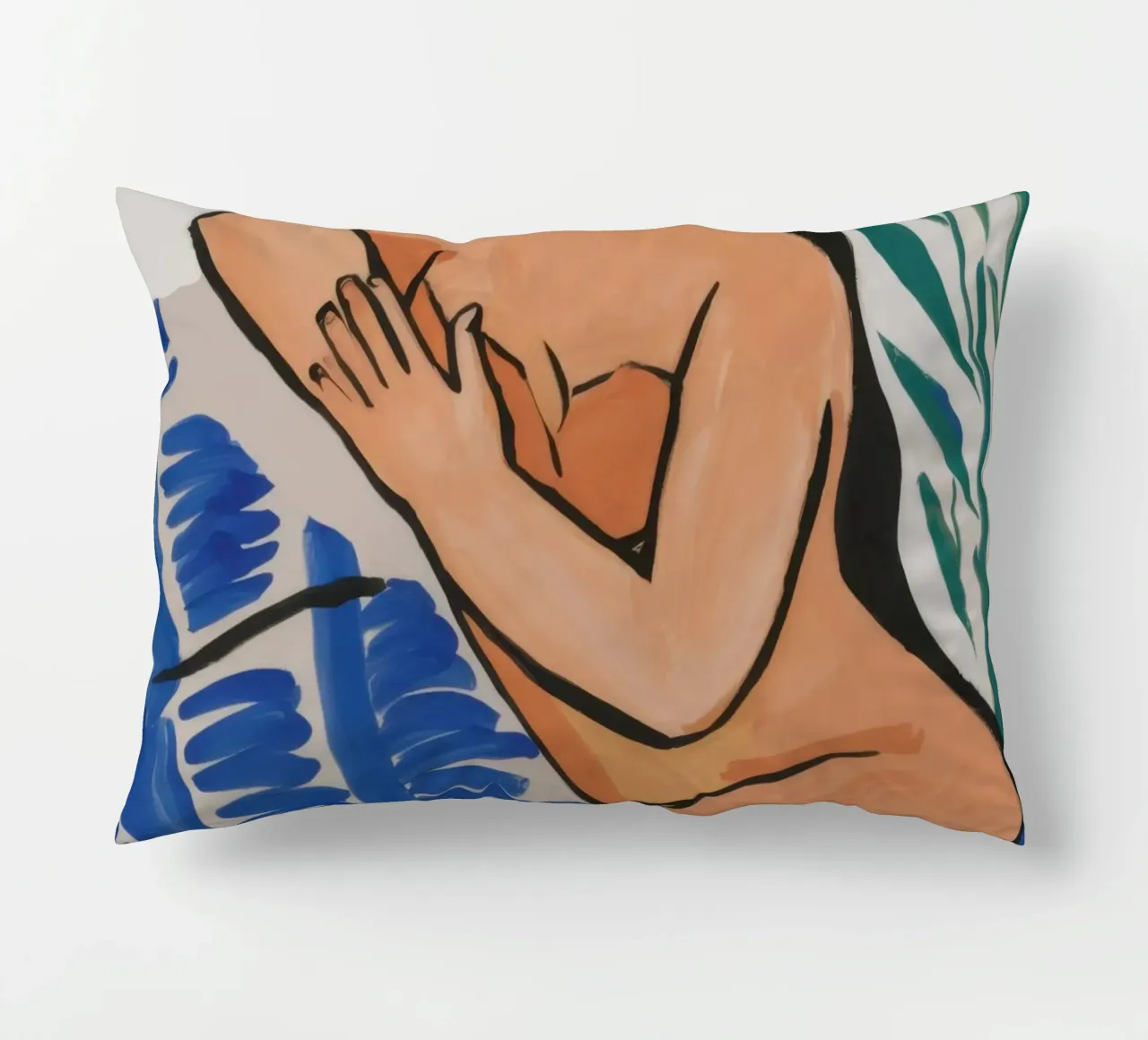 Azzurro nudo in posa cuscino da Marigold Tiga